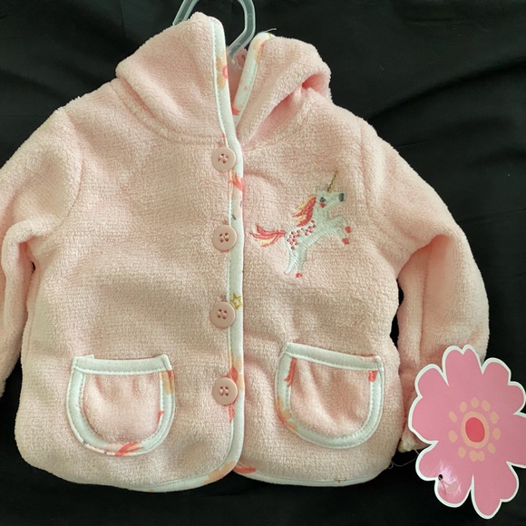 NWT SWEET AS CAN BE, UNICORN 3 piece OUTFIT 0-3months - Picture 2 of 2